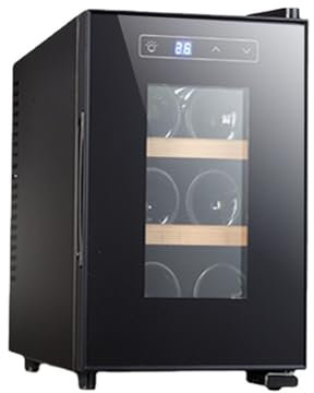Unabhängiger Weinschrank, 6 Flaschen, 11–18 ℃, konstante Temperatur, elektronischer Weinschrank, kleiner Haushalts-Rotweinschrank,B