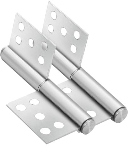 Uonlytech 1 Paar Scharniere für Brandschutztüren Scharniere abheben kleine Scharniere für Türbeschläge Flaggenscharniere Scharnier abheben Türangel kleines Scharnier Banner Rostfreier Stahl