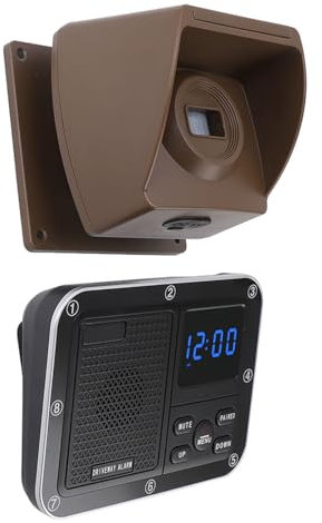 Wireless Solar Driveway Alarm, Waterproof Dustproof 2624.7ft Long Range Outdoor Motion Sensor, Detector Alert System for Yard, Garage, Gate, Pool Safety