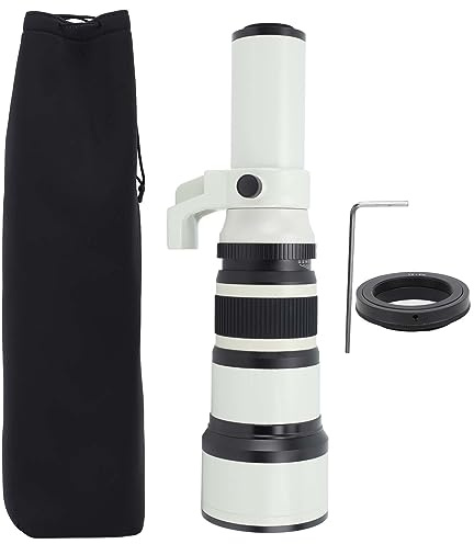 Teleobjetivo de 500 Mm F6.3, Teleobjetivo de 500 Mm F6.3, Lente Súper de 500 F6.3 Enfoque Manual Calibración Precisa Principal de 500 F6.3 Cuerpo
