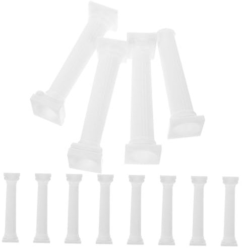 VICASKY 12stücke Mini-Roman-säulen Für Hochzeiten Und Sandtisch-Dekorationen -Landschaft Säulen Klassische Ornamente Für Kreative Fotografie Und Stilvolle Arrangements