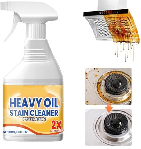 2025 New Multifunctional Kitchen Foam Cleaner & Degreaser Spray – Heavy-Duty Foaming Cleaner for Stubborn Stains, Range Hoods, Grime & Grease – Ideal for UK Kitchens (1)