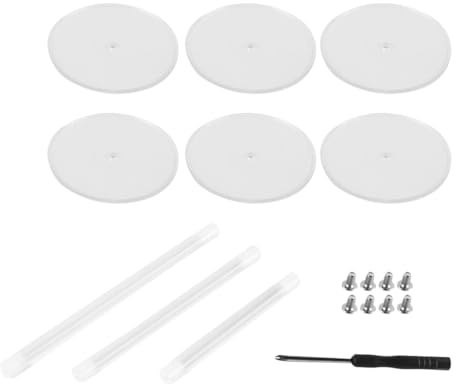 Laroal 3 Pezzi di Supporti in Acrilico per Esposizione di Gioielli, Orologi, piedistalli, Supporti per scrivania, cassettiere e vanità, per organizzazione e Decorazione