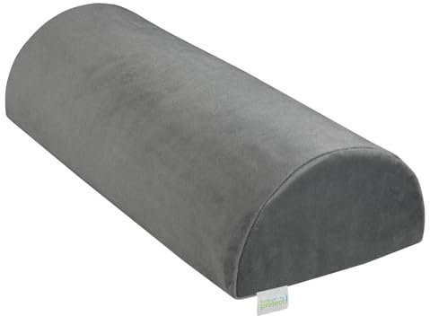 Bodyprotect weiches Kniekissen 42x18x10 cm mit Mikroplüsch Bezug, Nackenrolle, Beinkissen 42 x 18 x 10 cm, Kissenrolle, Neck Pillow, Kopfkissen, Oeko-TEX, Made in EU, bis 40 Grad waschbar