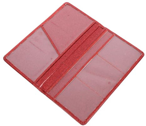 minkissy Leather Car Document Wallet Certificate Holder Pu Leather Car Insurance Holder