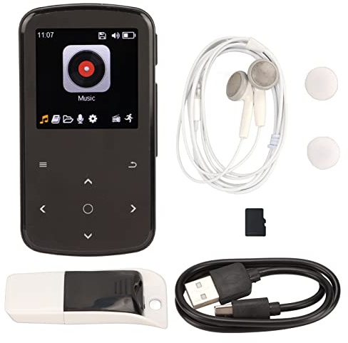 Lettore MP3 Bluetooth Sport con qualità audio HiFi, grande memoria E Book Reader, riduzione intelligente del rumore e fitness tracker per sport e uso quotidiano (64 GB)
