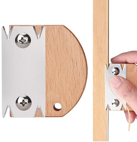 Edger for Veneer Edges | Ergonomic Corner Edger, Manual Plane in Stainless Steel for Finishing Edges and Burrs, for PVC Laminated Plywood Veneer Panel I