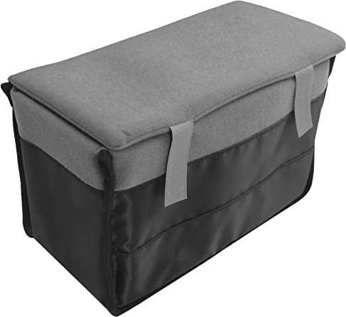 OSHLANT Protection rembourrée avec insert de sac de protection pour appareil photo Reflex, objectif et accessoires noir