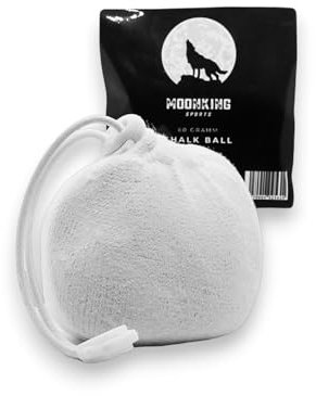 MoonKing Sports Chalk Ball 60 g – optimaler Grip & wiederbefüllbar - Gym Chalk, Climbing Chalk, Chalk Bouldern, Chalk Klettern - Magnesiaball, Chalk Ball wiederbefüllbar