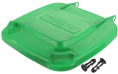 Toddmomy Coperchio Per Bidone Della Spazzatura in Plastica Coperchio Pattumiera 40X40 15.35 Pollici Per Bidoni Esterni Superficie Liscia Facile Da Installare Per Rifiuti Pubblici