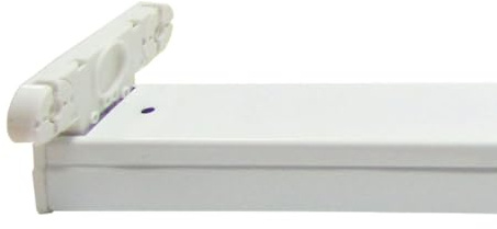 Brightium IP20 grenuttag med 2 rör, 36 W, 120 cm – perfekt för kontor, butiker och arbetsplatser.