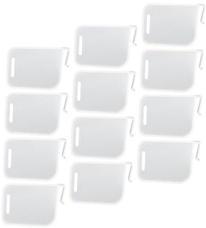 Ciieeo 12pcs Fridge Organiser Fridge Divider Clips Side Door Partition Refrigerator Space Partition Kitchen Organizers and Storage
