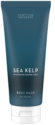 Scottish Fine Soaps Sea Kelp Collection Body Wash, Marine Spa Scent with Organic Seaweed, Fresh Green Fruity Notes, 200ml