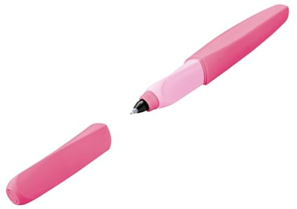 Pelikan Tintenroller Twist, universell für Rechts- und Linkshänder, Berry Pink, 1 Stück