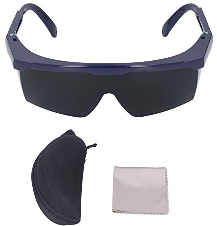 QANYEGN Welding Glasses, Anti Scratch Welder Goggles Adjustable Frame Leg Comfortable Tool for Working