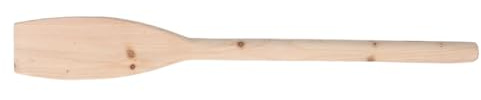 FUNOMOCYA Paletta per Ammostamento in Legno Spatola Larga 10 CM da 70 CM Utensile per Mescolare Grandi Pentole nella Fermentazione Vino e Birra Impugnatura Ergonomica per Uso Domestico e