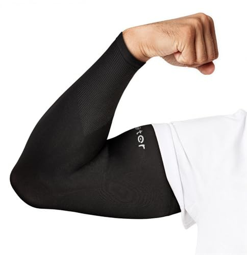 beister Arm Sleeves für Männer Frauen rutschfeste, kühlende Kompressions-Ärmel mit UV-Sonnenschutz, atmungsaktiv und schweißableitend, ideal für Baseball, Laufen, Gartenarbeit und Autofahren
