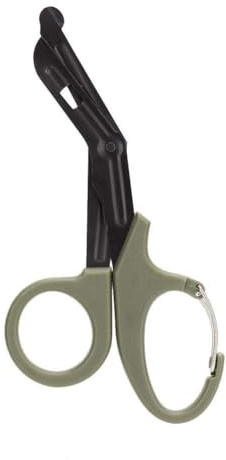 Notfallschere, tragbare Edelstahl-Multi-Tool-Tactic Thick Medical Survival-Rettungsschere für den Außenbereich Trauma-Sanitäter Bandagenschere(Grün)