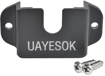 UAYESOK 3-In-1 Auto Walkie Talkie Halterung, Funkgerät& Lautsprecher Mikrofon& Mobilfunkgerät Halter, CB Funk Mikrofohalterung mit 3M Kleberücken für Baofeng Kenwood Motorola Quansheng (Schwarz 1St.)