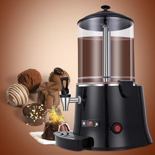 Machine à Chocolat Chaud, Distributeur de Chocolat Chaud, Distributeur de Chocolat Chaud, Plage de Température 30-90 °C, Machine Commerciale de Distribution de Chocolat Chaud avec Affichage LED