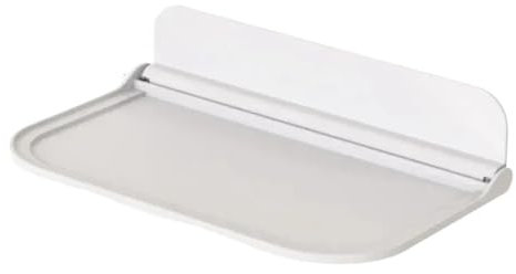 Kabelkorb Unter Schreibtisch Unter dem Schreibtisch Kabelmanagement-Tablett, platzsparend, faltbar, stanzfreier Telefonhalter, WLAN-Router, Aufbewahrungstablett, Badezimmer-Organizer FüR Kabel
