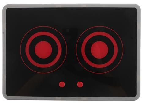 KONTONTY Table de cuisson à induction pour la cuisine des jouets : appareil créatif avec effets sonores et lumineux - Accessoires de cuisine pour jouer, 28,9 x 18,8 cm (sans batterie)