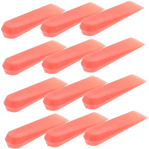 AUTSUPPL 100pcs Red 5mm Tile Leveling Wedges and Spacers Plastic Tile Grout Spacers for Ceramic Floor Installation Flooring Leveling System