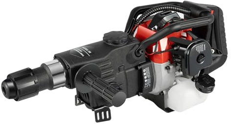 Mqwdxzfes Martillo Demoledor Gasolina 32.6cc 2 Tiempos, Rompedor Gasolina con 3 Brocas 30J, Cortadora de Hormigón para Romper Roca Paredes, Mordaza Demoledora para Construcción y Demolición