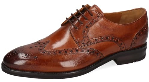 Melvin & Hamilton Derby Bobby 5 - Scarpe da Uomo, Marrone, 40 EU