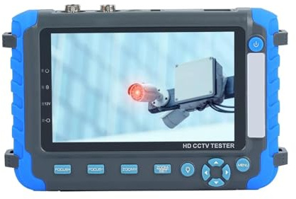 Tester per videocamera di sicurezza, Tester For Telecamere Di Sicurezza IV8W Tester Da 5 Pollici Tester Portatile CVBS 8MP AHD/CVI/TVI Supporto 4 In 1 Ingresso PTZ VGA(IV8C no HDMI VGA)