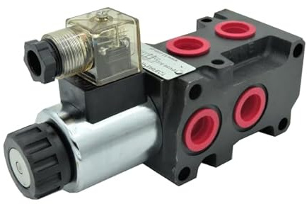 Hydraulikventil Umschaltventil 6/2-Wegeventil 50L/min 12V inkl. Stecker