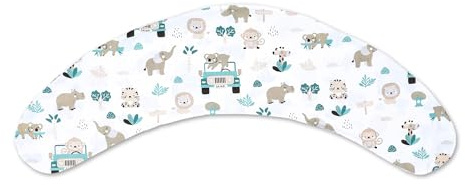 Totsy Baby Taie d'oreiller de Grossesse 190 cm Coton – Pregnancy Pillow maternité Body Pillow Housse en Coton Lavable Amovible Doux – certifié Oeko-TEX Afrique