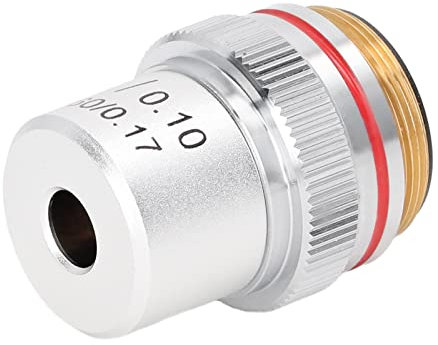 Obiettivo del microscopio, lente d'ottone dell'obiettivo del microscopio di dimensione standard dell'alta trasmissione della luce per il laboratorio