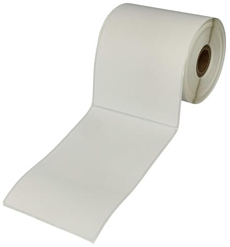 vhbw Etiketten-Rolle 152mm x 102mm (278 Etiketten) kompatibel mit Brother TD-2130, TD-4100N, TD-4100, TD-4000, TD-2130N Etiketten-Drucker