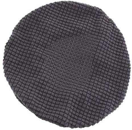 F Fityle 30-38cm kuschelig Bezug Hussen Stuhlbezug Schonbezug für Stuhl Hocker, Dunkel grau