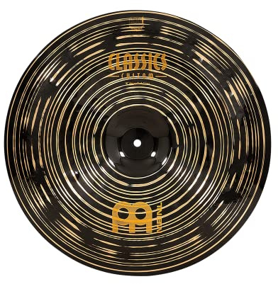 Meinl Cymbals Classics Custom Dark China Heavy — 18 Zoll (Video) Schlagzeug Becken (45,72cm) B12 Bronze, Dunkles Finish (CC18HDACH) | Becken für Schlagzeug, B12 Bronze