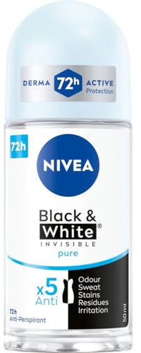 NIVEA Black&White 48H Invisible Pure Anti-transpirant Bille pour Femme 50 ml