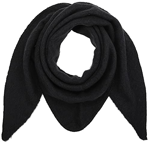 Ever Bloom Damen Schal XXL, Flauschige Weiche Dreieck Schale, Poncho, Dreieckstuch Strickschal Halstuch für Frauen und Mädchen Lang Kuschelig, Einfarbig 190 * 80 cm