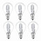 28W E14 G45 Golf Ball Bulb Dimmable, 370LM Warm White 2700K AC 230V Classic Mini Globe Clear Round Bulb E14 Small Edison Screw for Chandeliers, Pack of 6