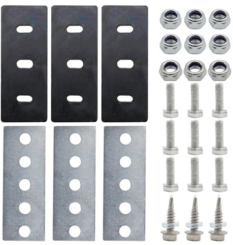laffoonparts 1/4 Edelstahl Schneefräse Laufrad Modifikation Kit, Universal Schneefräse Blatt, Modifiziert 2-stufige Maschine, Rostbeständig