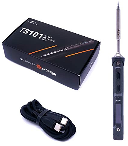 MINIWARE TS101 Lötkolben Schweißgerät BC2 Tips Tragbar Digit DC5525 USB-C 90W Temperatur Einstellbar 50-400℃ Original Digital OLED Programmierbar