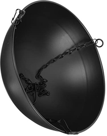 VINTORKY Metal Hanging Planter Basket Decorative Black Plant Holder for Use for Flowers and Violets for Home Office and Garden Decor