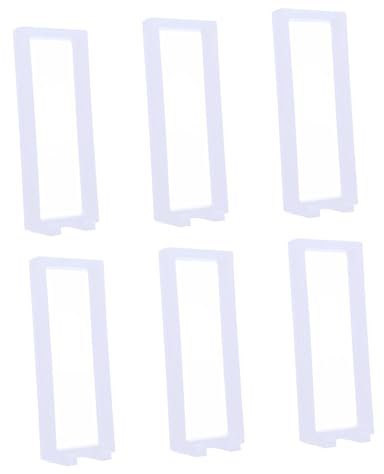 Yardenfun 6sätze Schwebende Schmuck Vitrine Transparente Displaybox Aus Pe-Folie Floating Schmuckständer Ringaufbewahrungsbox Für Kommode Oder Schminktisch