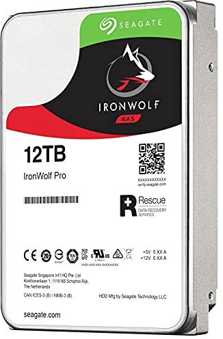 Glowster Disque Dur NAS 12To 3.5 SATA3, idéal pour Le Stockage en réseau et la Gestion des données dans Les environnements de Travail.