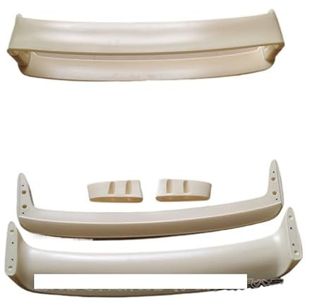 E36 Heckspoiler Kompatibel mit BMW M3 1990-2000 Sportspoiler GT Silber Heck Kompatibel mit Querruder-Tuning ABS Schwarz glänzend Zubehör(ABS Unpainted)