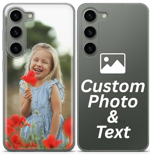 Personalisierte Handyhülle für Samsung Galaxy S24 - TPU Fotohülle zum Selbst Gestalten, eigenes Motiv oder Design – 1 Foto