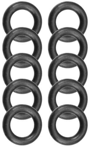 ROWORKX 10Pcs Nitrile Rubber O-Rings - 12mm OD x 7mm ID x 2.5mm Width Sealing Gaskets for Hose, Faucet, Plumbing, Automotive and General Repair Applications | Sealing Gasket NBR Material, Oil and Wear Resistant, For Hose, Faucet, Plumbing, Automotive and General Repair, Black