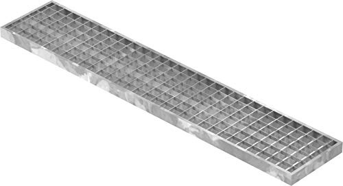 Fenau - Garagen-Gitterrost 190 x 990 x 30 mm, MW: 30/30 mm, verzinkt, Rost für Zarge: 200 x 1000 x 33 mm, Bau-Normrost für Lichtschacht