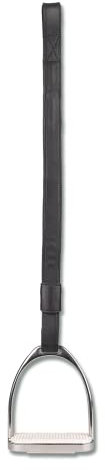 WALDHAUSEN Steigbügelschlaufe Leder, 80 cm, schwarz