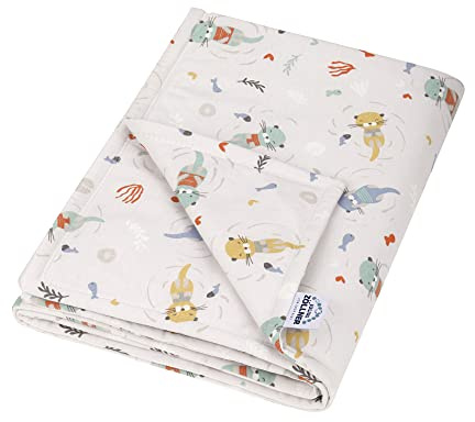 Julius Zöllner Jersey Decke ungefüttert aus 100% Baumwoll-Jersey | Gr. 70x100 cm | Made in Germany | OEKO-TEX® STANDARD 100 | Little Otti
